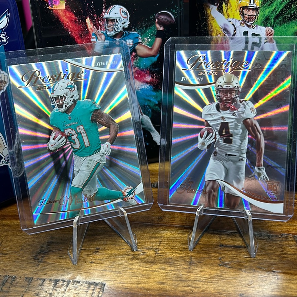 Zay Flowers ,Raheem Mostert prestige cards